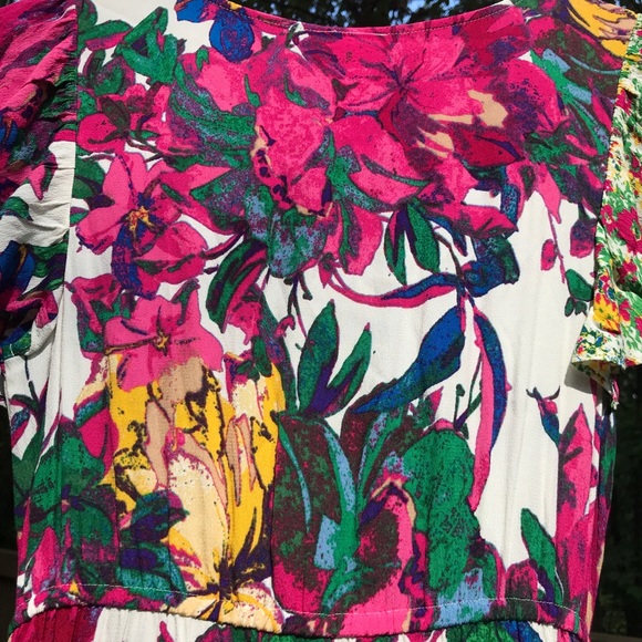 NWT Tracy Reese x Anthropologie Flowing Floral Dress - Picture 8 of 10